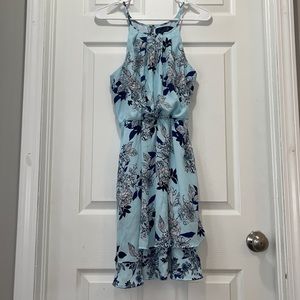 Light Blue Floral Dress